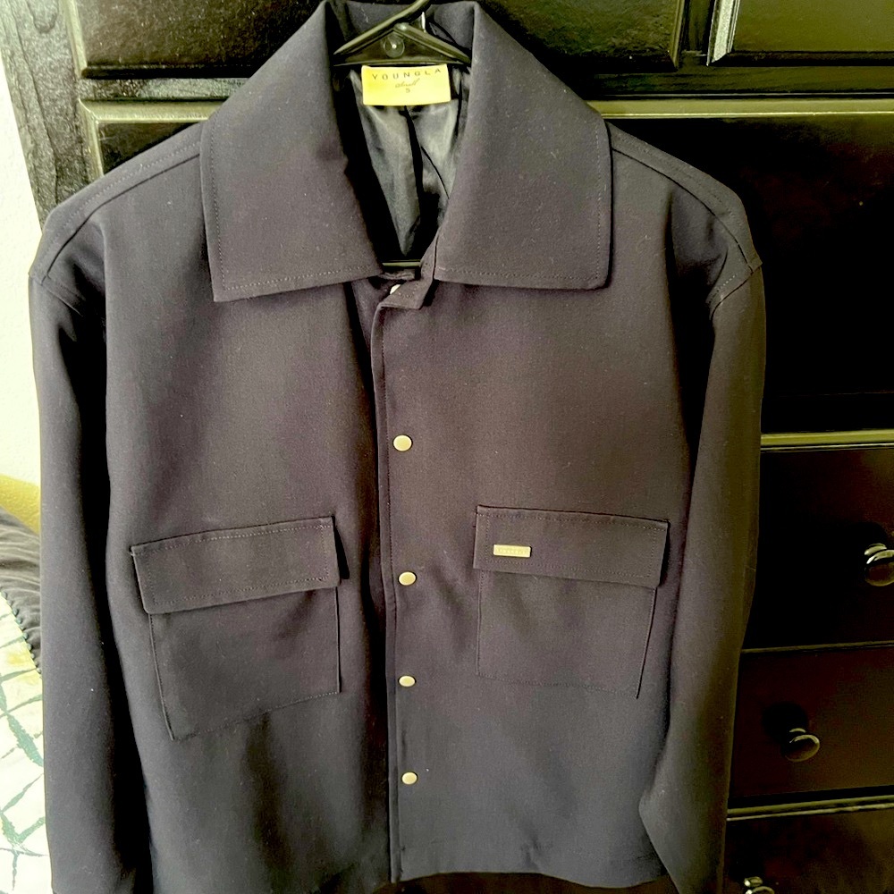 YoungLA BLACK lightweight Shirt Jacket Men’s Small